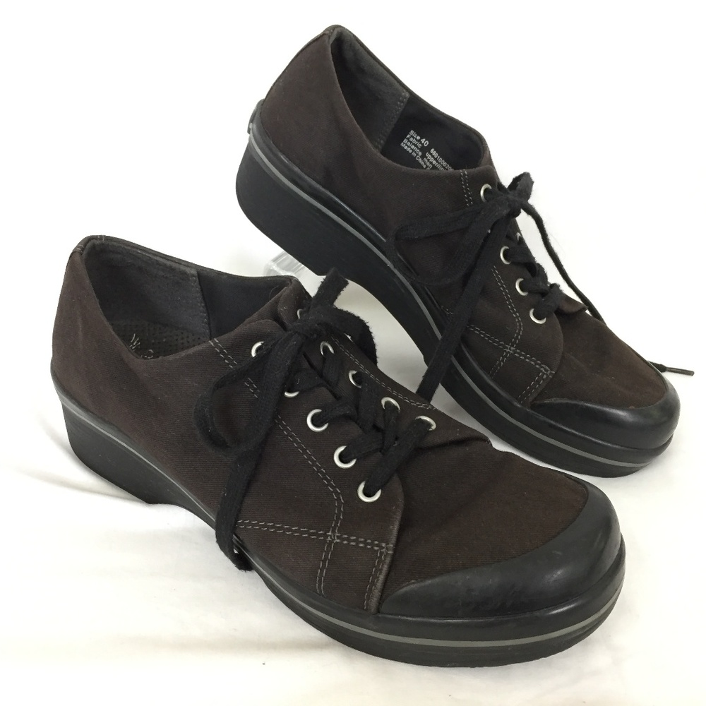 SOLD DANSKO Vegan 'Veda' Canvas Lace-Up Shoes 40 - Picture 1 of 8